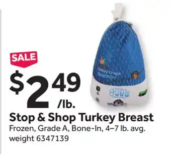 Stop&Shop Stop & shop turkey breast offer
