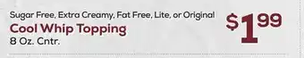 DeCicco & Sons Cool whip topping offer