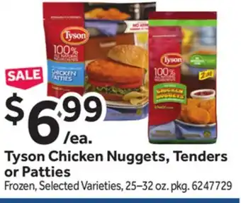 Stop&Shop Tyson chicken nuggets, tenders or patties offer