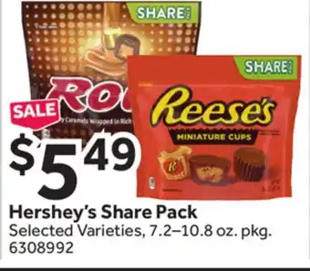 Stop&Shop Hershey's share pack offer