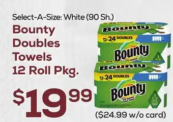 DeCicco & Sons Bounty doubles towels offer