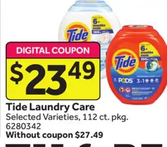 Stop&Shop Tide laundry care offer