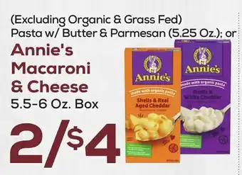 DeCicco & Sons Annie's macaroni & cheese 5.5-6 oz. box offer