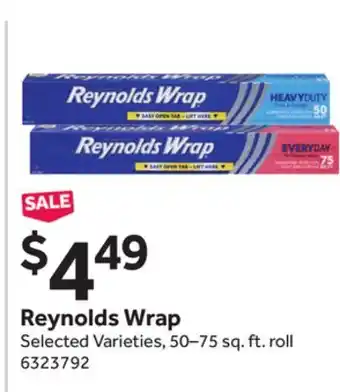 Stop&Shop Reynolds wrap offer
