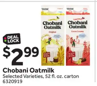 Stop&Shop Chobani oatmilk offer