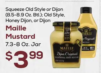 DeCicco & Sons Maille mustard 7.3-8 oz. jar offer