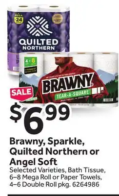 Stop&Shop Brawny, sparkle, quilted northern or angel soft offer
