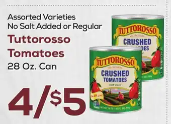 DeCicco & Sons Tuttorosso tomatoes offer