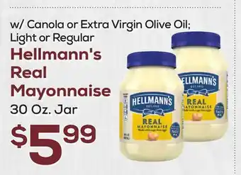 DeCicco & Sons Hellmann's real mayonnaise offer