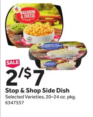 Stop&Shop Stop & shop side dish offer