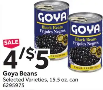 Stop&Shop Goya beans offer
