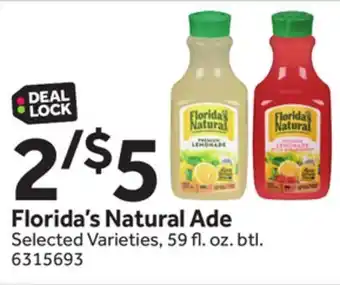 Stop&Shop Florida's natural ade offer
