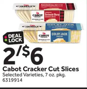 Stop&Shop Cabot cracker cut slices offer