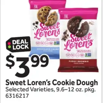 Stop&Shop Sweet loren's cookie dough offer