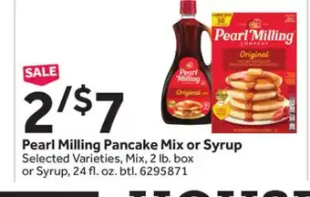 Stop&Shop Pearl milling pancake mix or syrup offer