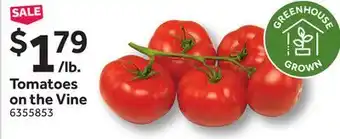 Stop&Shop Tomatoes on the vine offer