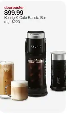 JC Penney Keurig k-café barista bar offer