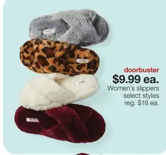 JC Penney Women's slippers offer