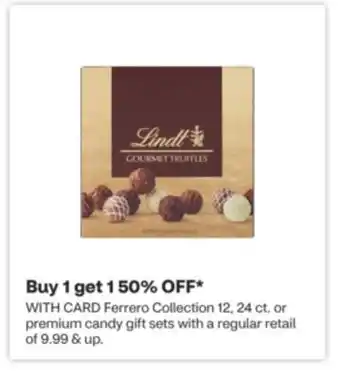CVS Ferrero collection 12, 24 ct. or premium candy gift sets offer