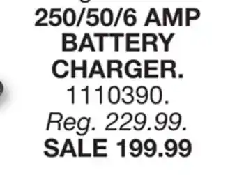 Blain's Farm & Fleet 250/50/6 amp battery charger offer