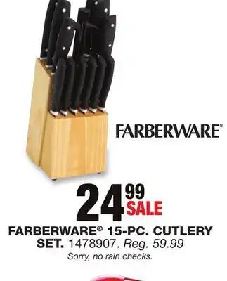 Blain's Farm & Fleet Farberware 15-pc. cutlery set offer