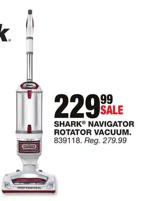 Blain's Farm & Fleet Shark navigator rotator vacuum offer