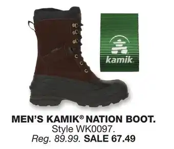 Blain's Farm & Fleet Men's kamik nation boot offer
