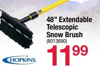 Ace Hardware 48 extendable telescopic snow brush offer
