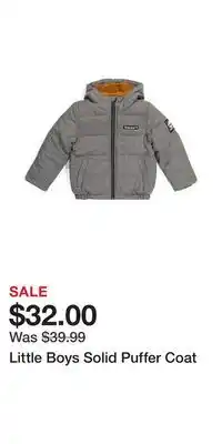 TJ Maxx Little boys solid puffer coat offer