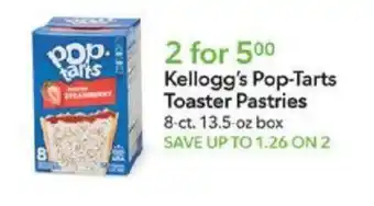 Publix Kellogg's Pop-Tarts Toaster Pastries offer