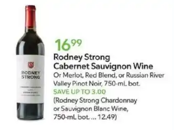 Publix Rodney Strong Cabernet Sauvignon Wine offer