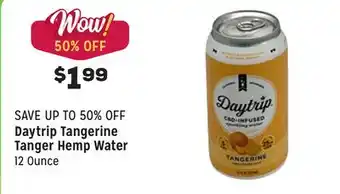 Grocery Outlet Tanger hemp water offer