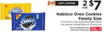 ShopRite Oreo cookies family size offer