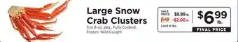 ShopRite Large snow crab clusters offer