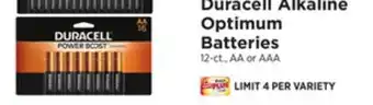 ShopRite Alkaline optimum batteries offer