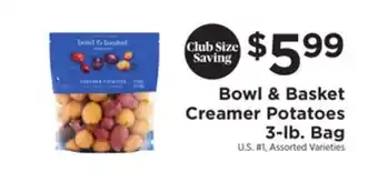ShopRite Creamer potatoes 3-lb bag offer