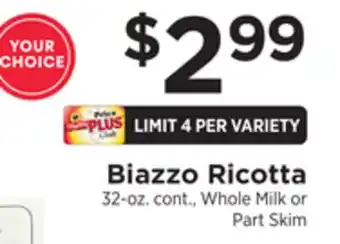 ShopRite Ricotta offer