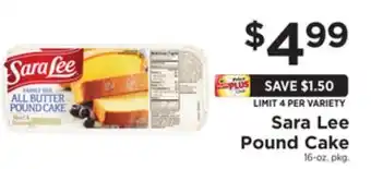 ShopRite Pound cake offer