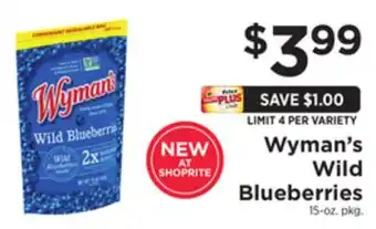 ShopRite Wild blueberries offer