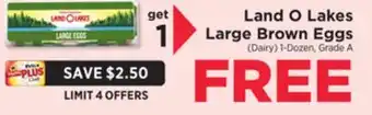 ShopRite Land o lakes large brown eggs offer