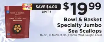 ShopRite Specialty jumbo sea scallops offer