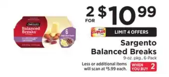 ShopRite Balanced breaks offer