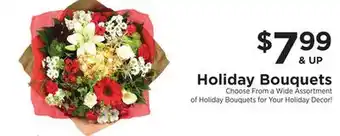 ShopRite Holiday bouquets offer