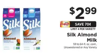 ShopRite Almond milk offer