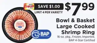 ShopRite Cooked shrimp ring offer