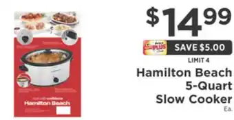 ShopRite 5-quart slow cooker offer
