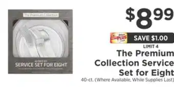 ShopRite The premium collection service set for eight offer
