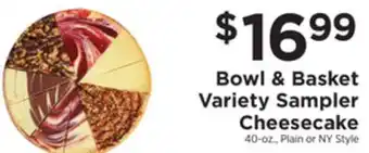 ShopRite Variety sampler cheesecake offer