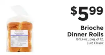 ShopRite Brioche dinner rolls offer