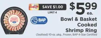 ShopRite Cooked shrimp ring offer